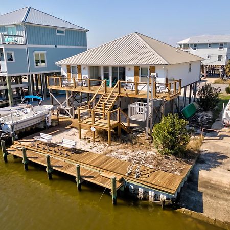 Waters Edge - Private Dock! Only Two Blocks From The Bay Or The Gulf! Plenty Of Parking For Cars Or Boats Home Dauphin Island Exterior foto